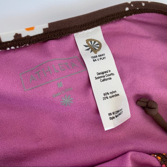 NEW Athleta Paisley Beach String Bikini Bottoms - Picture 4 of 5